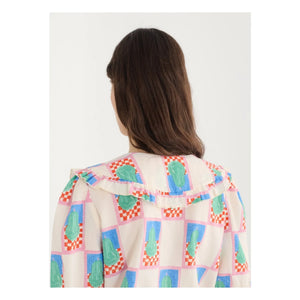 Bobo Choses - Perlbaumwollhemd | Creme