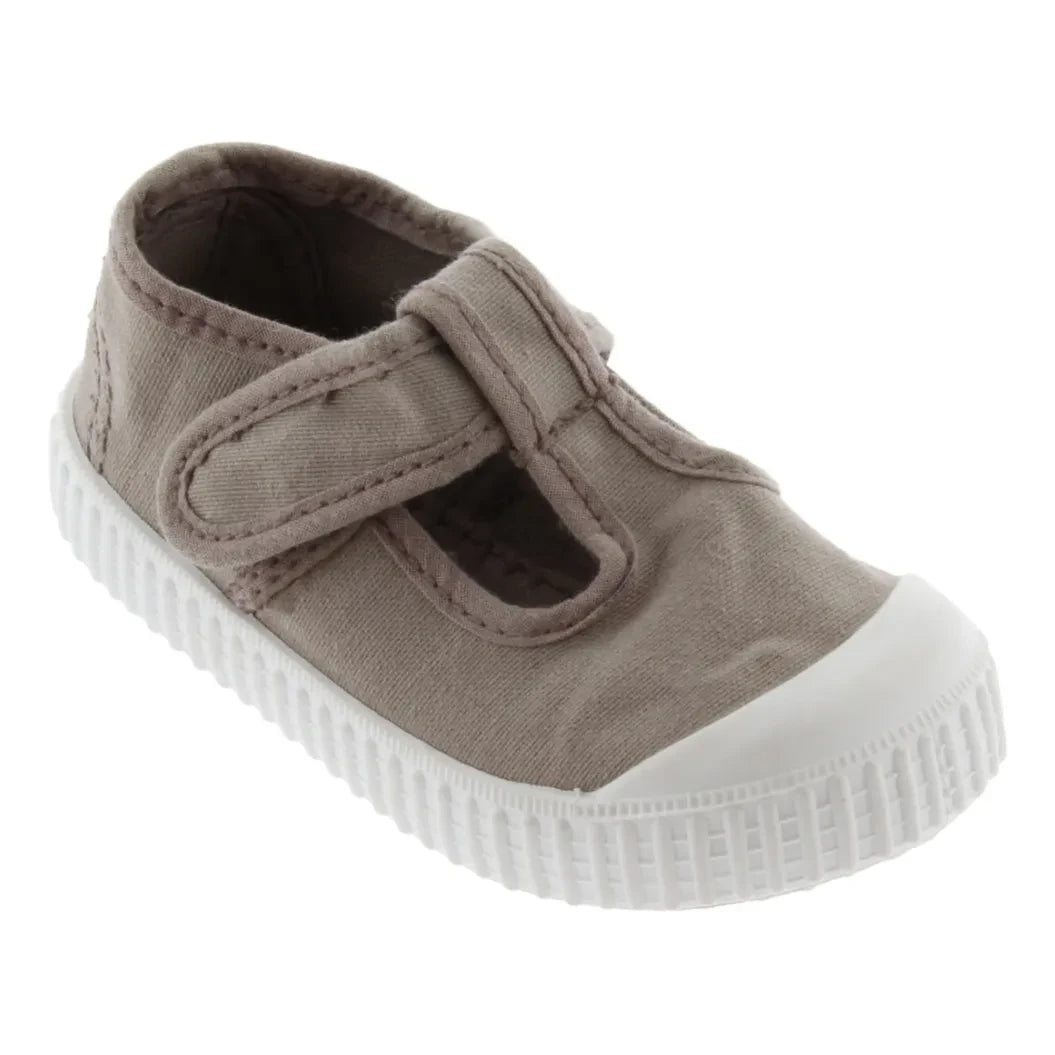 Victoria - Sandalia Tira Lone Klettverschluss-Sneaker | Haferflocken