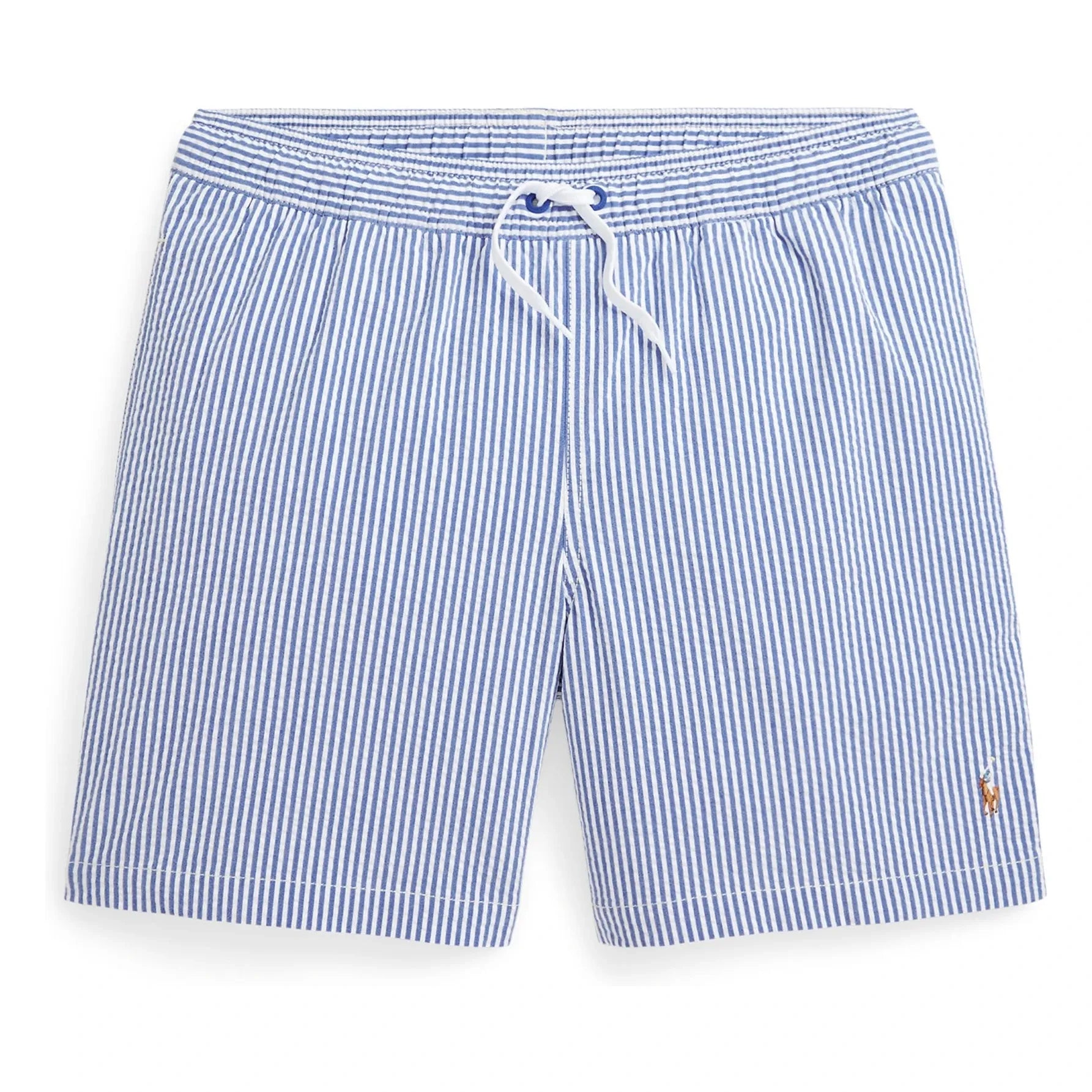 Ralph Lauren - Badeshorts mit Streifen aus recycelten Fasern | Blau
