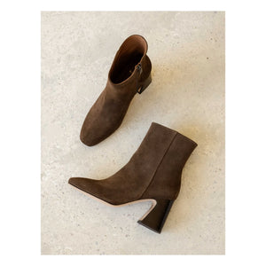 Bobbies - Norma Wildleder-Stiefel | Braun