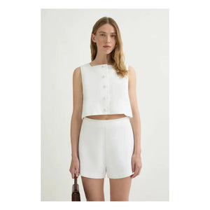 Posse - Top Rio Leinen | Creme
