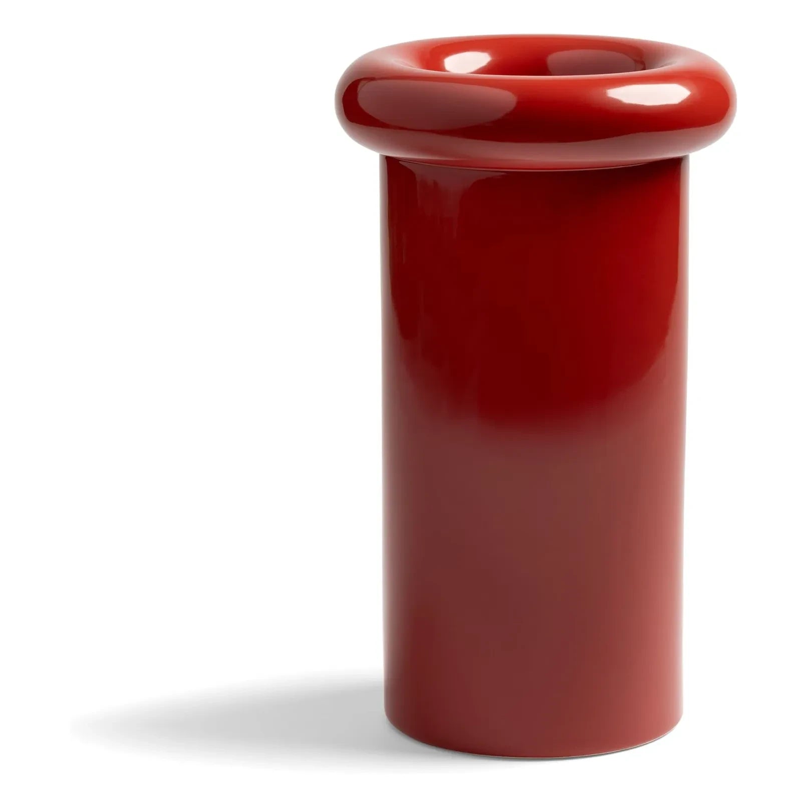&Klevering - Turban Steinzeugvase | Rot