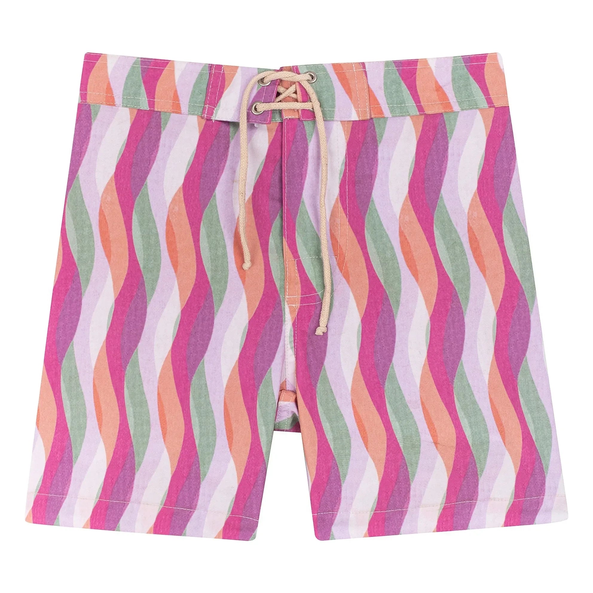 My First Cantê - Luca Abstrakte Badeshorts | Rosa