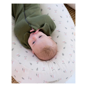 Tante Reine - Wickel-Schlafsack aus Bio-Baumwolle | Khaki