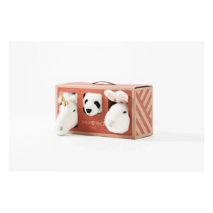 Wild & Soft - Niedliche Tier-Wanddekorationen - 3er-Set