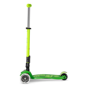 Micro - Maxi Faltbarer Neon LED Scooter | Grün