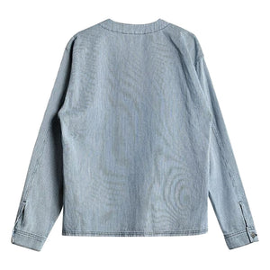 Wooden Store - Cardigan Giacca Loco | Grau-Blau
