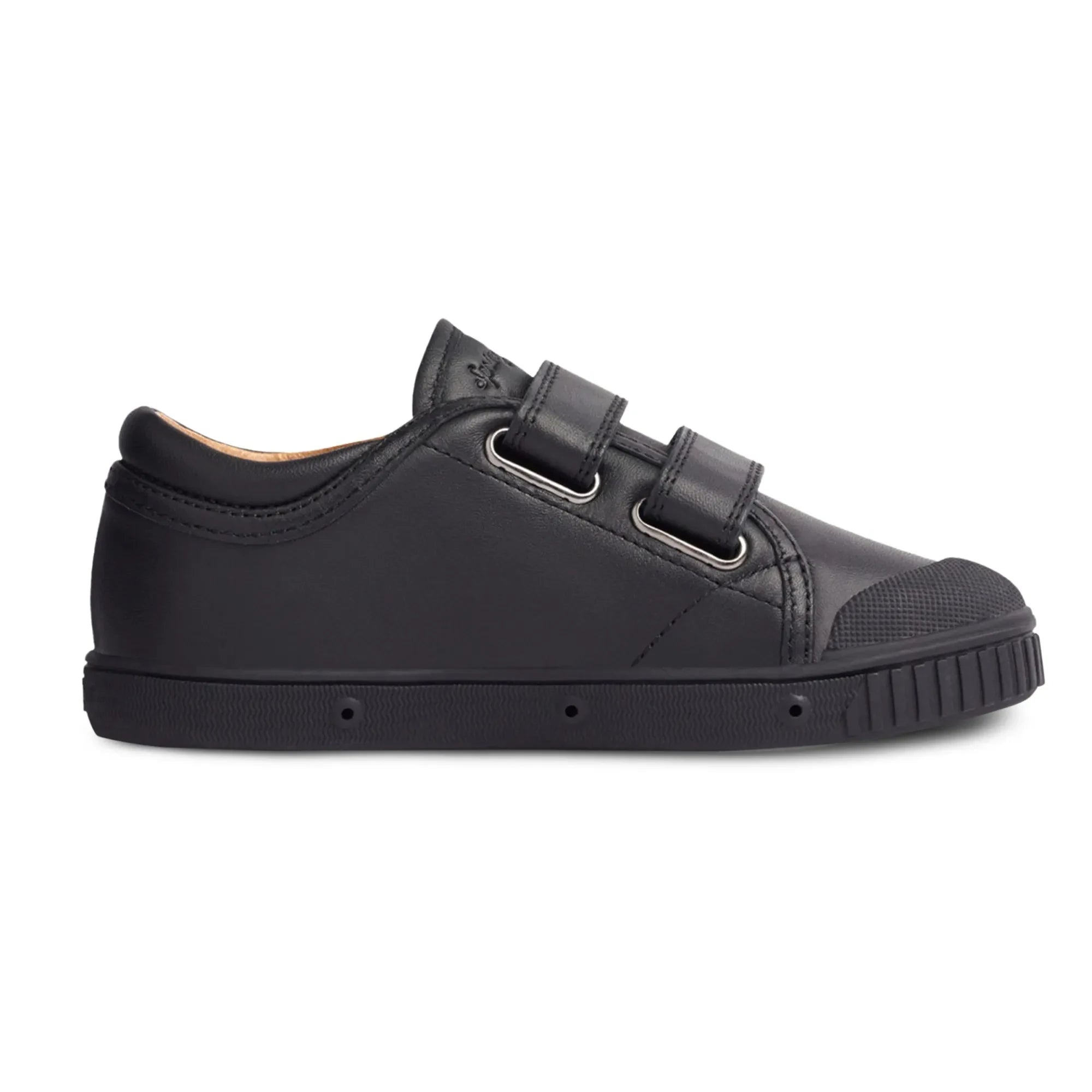 Spring Court - G2 Nappa Low-Top Klettverschluss Sneaker | Schwarz