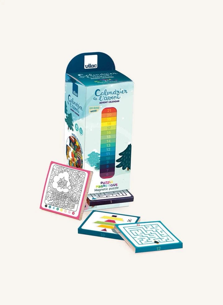 Vilac - Weihnachts Puzzle Kalender