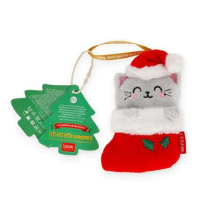 Legami - Kitty Plüschspielzeug Weihnachtsbaumdekoration - Oh-Oh-Ohrnaments