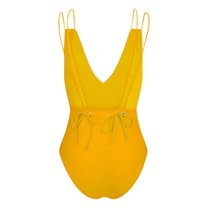 Anja Paris – Le Piccolo Einteiliger Badeanzug | Gelb