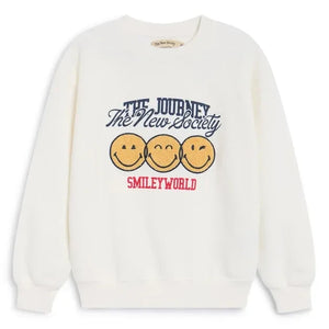 Die neue Gesellschaft – Smiley-Sweatshirt | Beyaz
