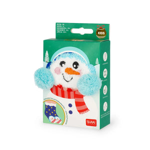 Legami - Kinder Weihnachts-Slipper-Socken Schneemänner - Perfekte Passform!