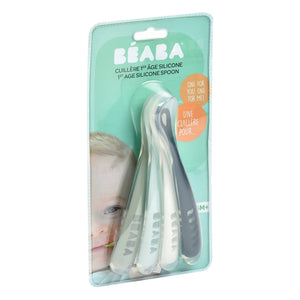 Béaba – Weiche Baby-Silikonlöffel – 4er Set