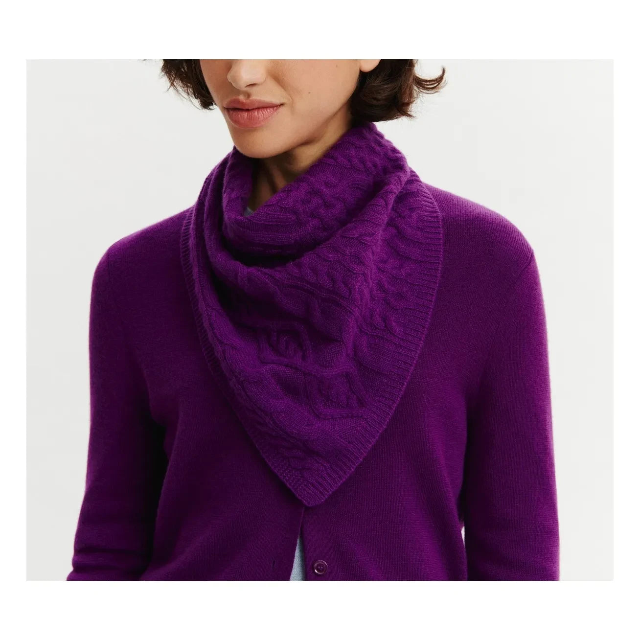 Bompard - Sacha Kaschmir-Dreiecksschal | Lila