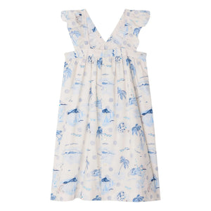Bonpoint - Eleana Kleid aus Bio-Baumwolle | Indigoblau