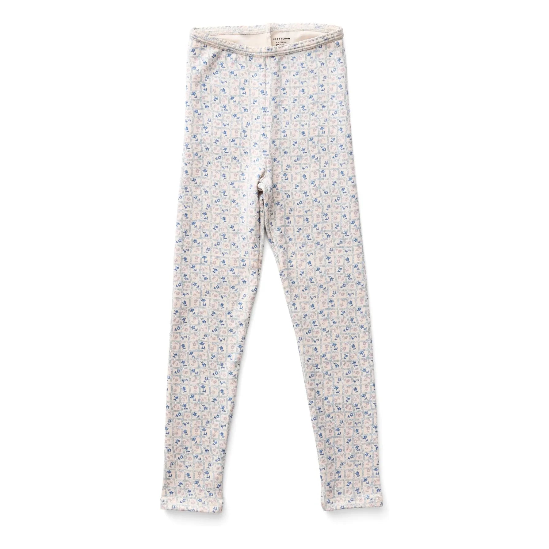 Soor Ploom - Flexible Leggings Bio-Baumwolle Blumen | Ecru