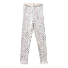 Soor Ploom - Flexible Leggings Bio-Baumwolle Blumen | Ecru