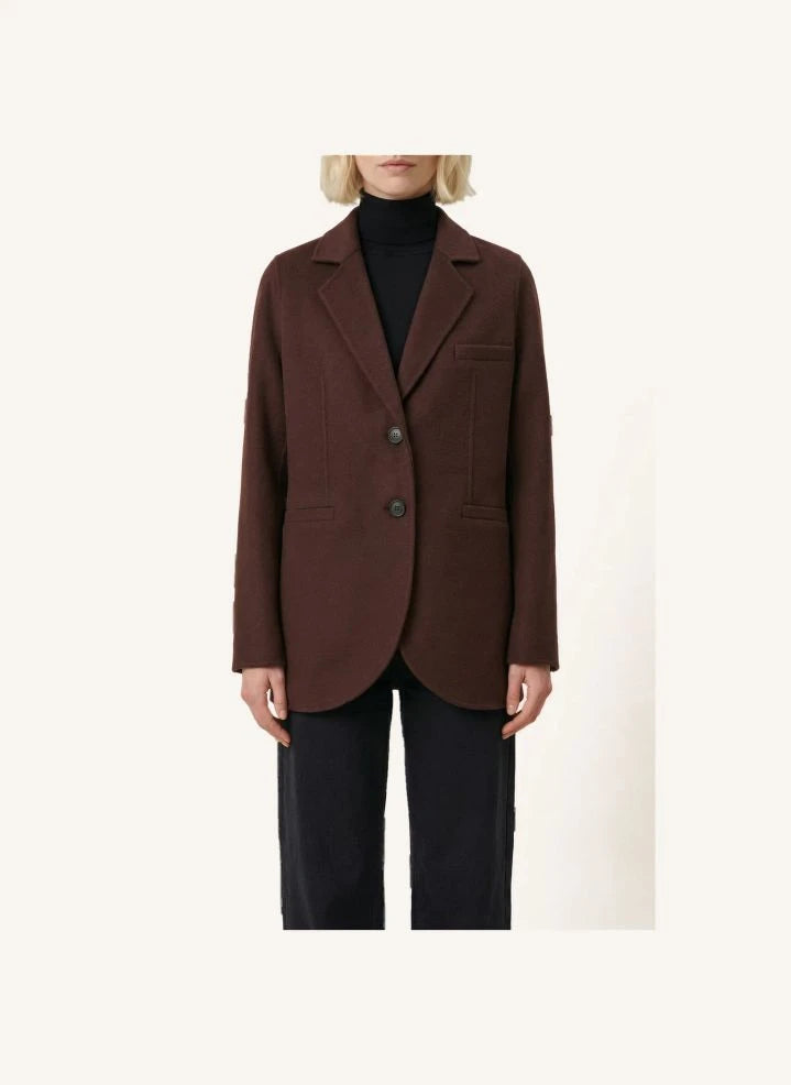 Vanessa Bruno - Marc Wendbarer Wollblazer | Chocolate