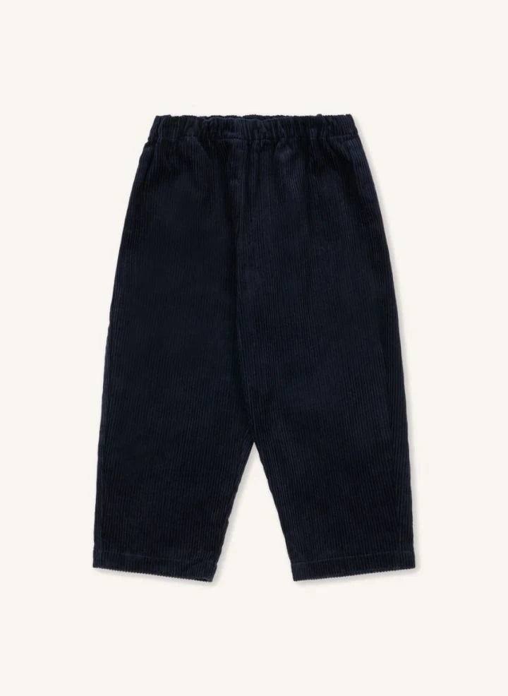 Konges Sløjd - Sully Cordhose aus Bio-Baumwolle mit Rippstruktur | Marineblau