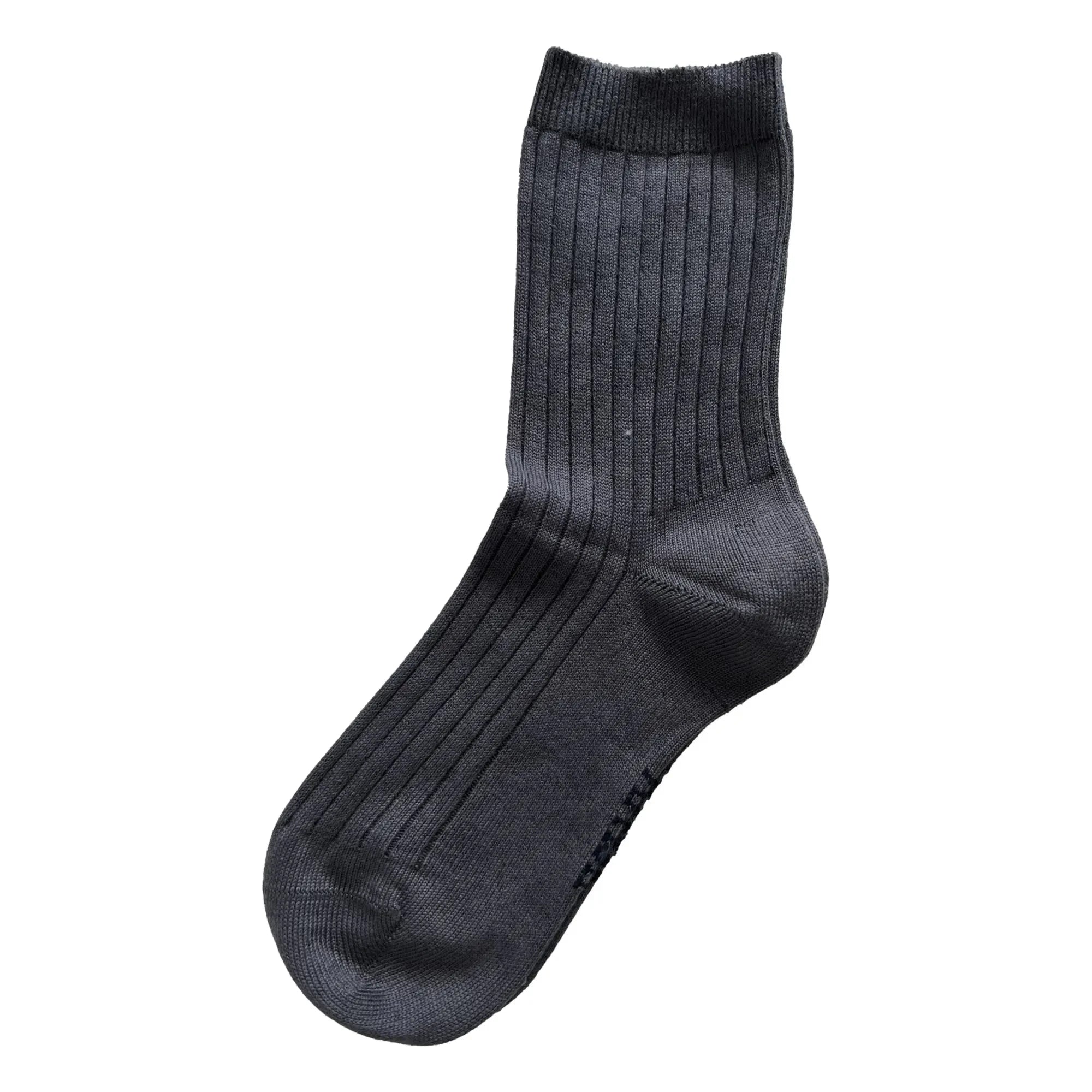 Holmm - Max Openwork Kaschmir-Socken | Anthrazit