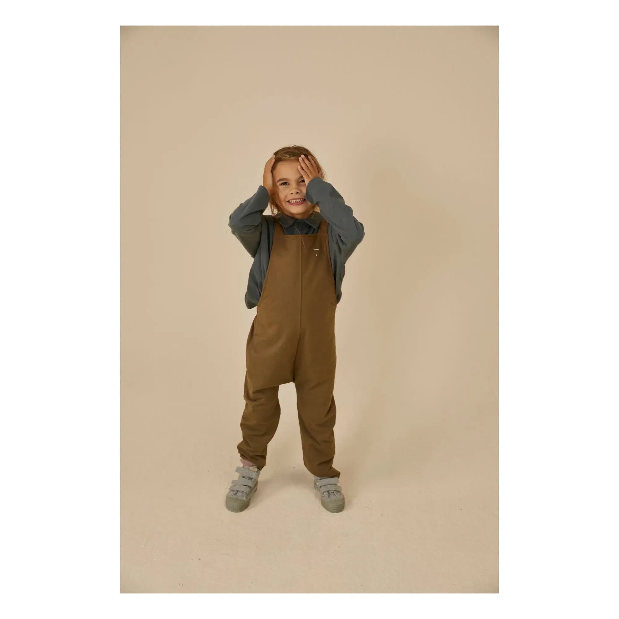 Gray Label - Bio-Baumwollstrampler | Khakibraun