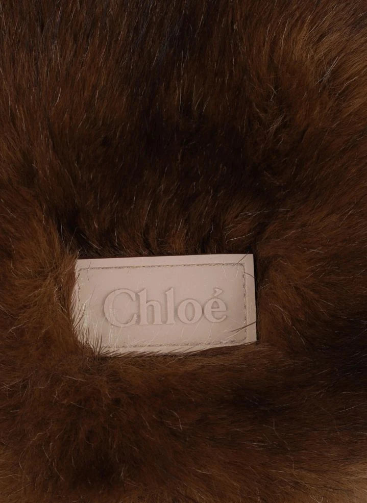 Chloé - Fleecehandschuhe | Camel