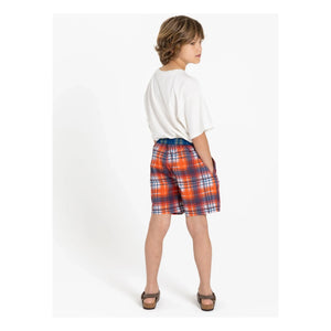 Hundred Pieces - Wave Badeshorts | Rot