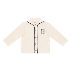 Donsje - Senn Waffle Cardigan | Elfenbein