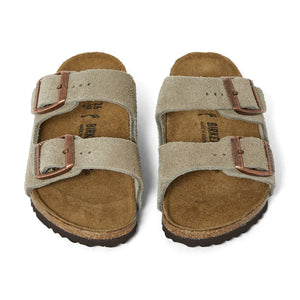 BIRKENSTOCK - Arizona Wildleder-Sandalen | Dunkelbeige-Braun
