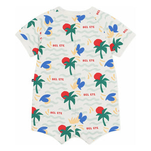 Petit Bateau - Bel Eté Fleece-Overall | Ecru