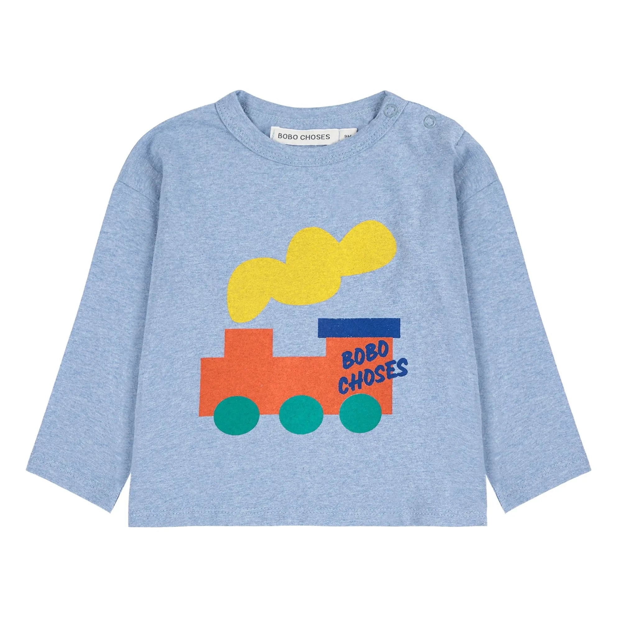 Bobo Choses - Trainings-T-Shirt Bio-Baumwolle | Gesprenkeltes Blau