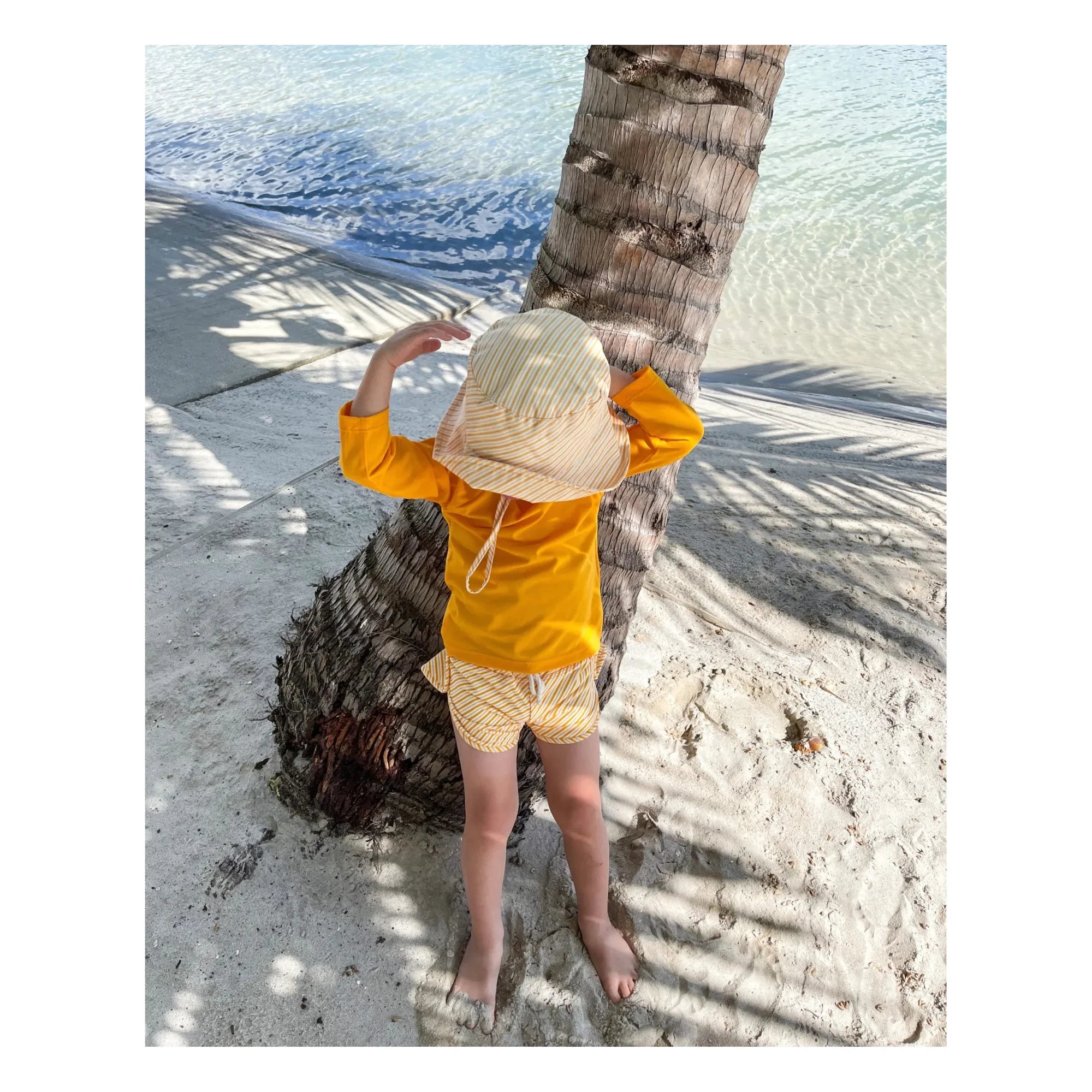 Ina Swim - Gestreifter Bob Vali | Orange