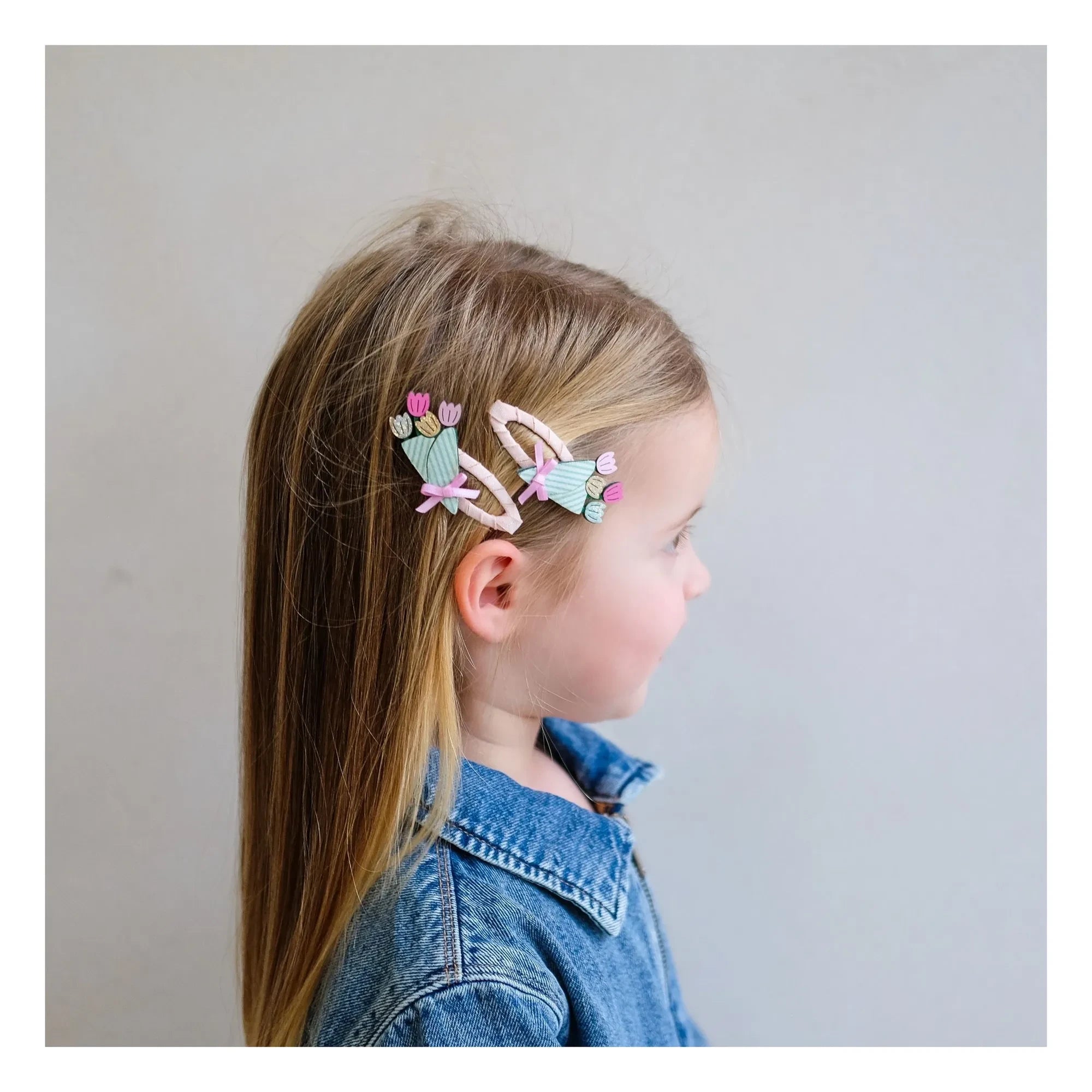 Mimi & Lula - 2er-Set Haarspangen Bouquet | Rosa