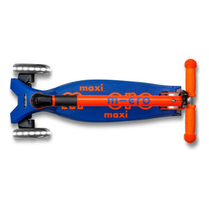 Micro - Maxi Klappbarer Neon LED Scooter | Orange