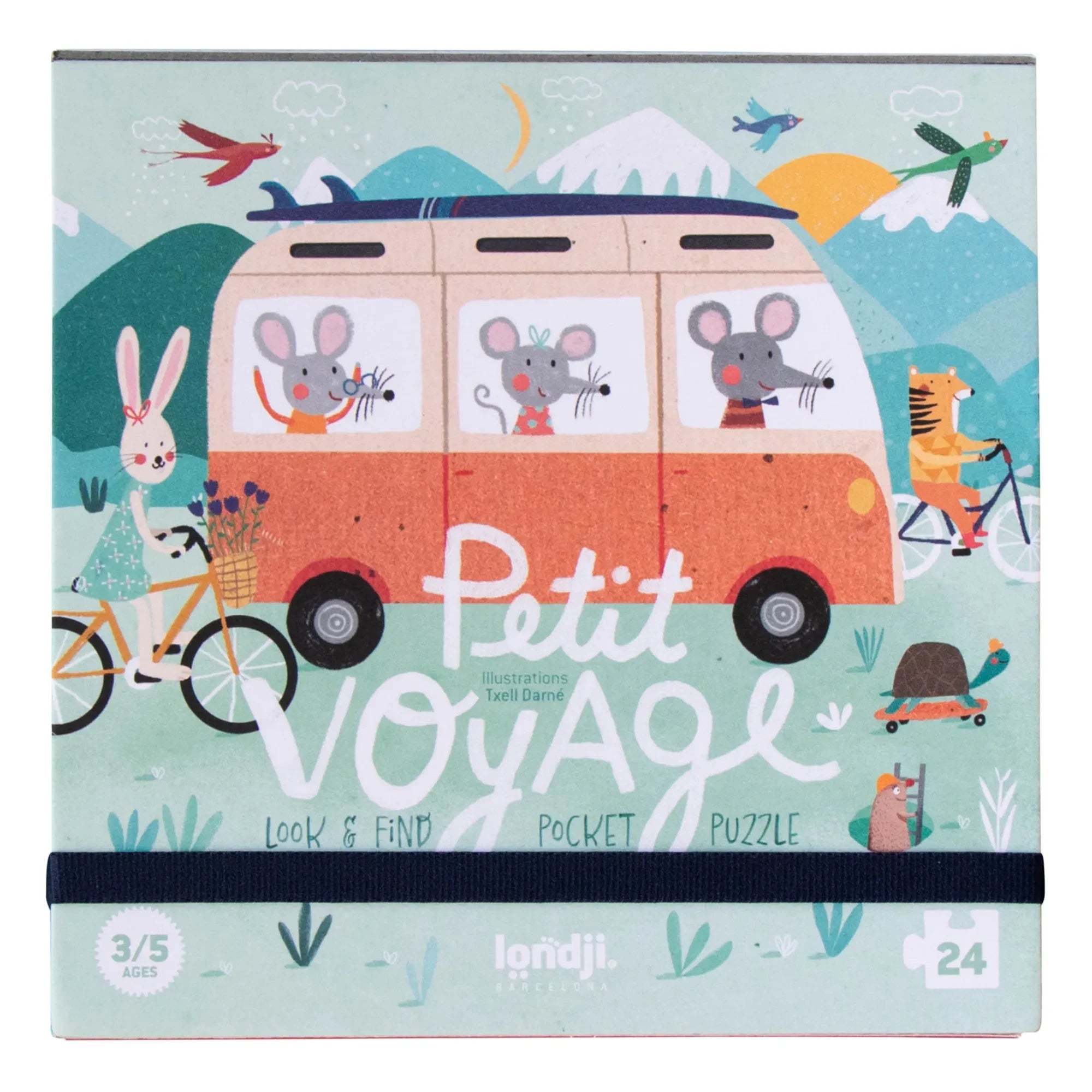 Londji - Puzzle Kleine Reise - 24 Teile