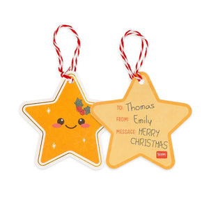 Legami - Set 10 Weihnachtsgeschenkanhänger