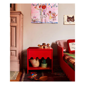 Oeuf NYC - Moss Nachttisch | Rot