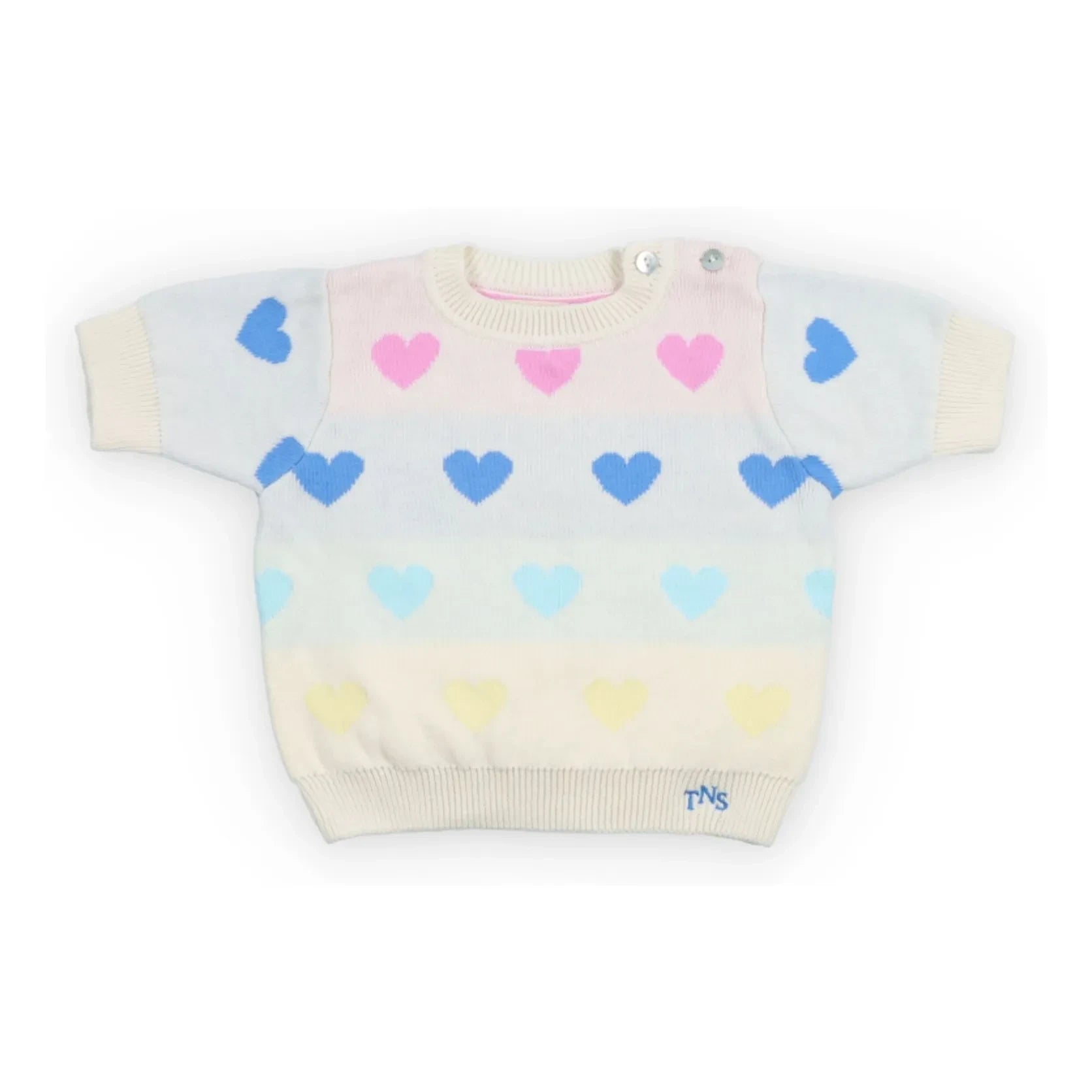 the new society - Pinpilin Kalp Strickpullover | Ecru