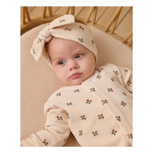 Quincy Mae - Holly Berry Schleifen-Haarband | Ecru