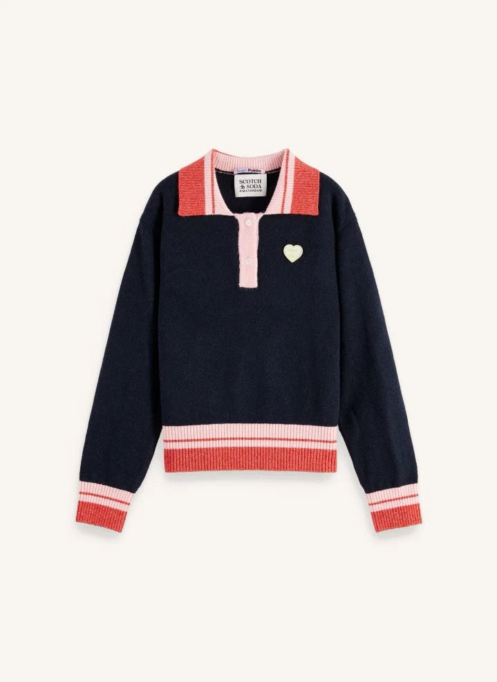 Scotch & Soda - Polokragenpullover | Dunkelblau