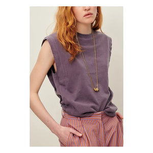 Sessùn - Orlando Baumwoll-T-Shirt | Lila