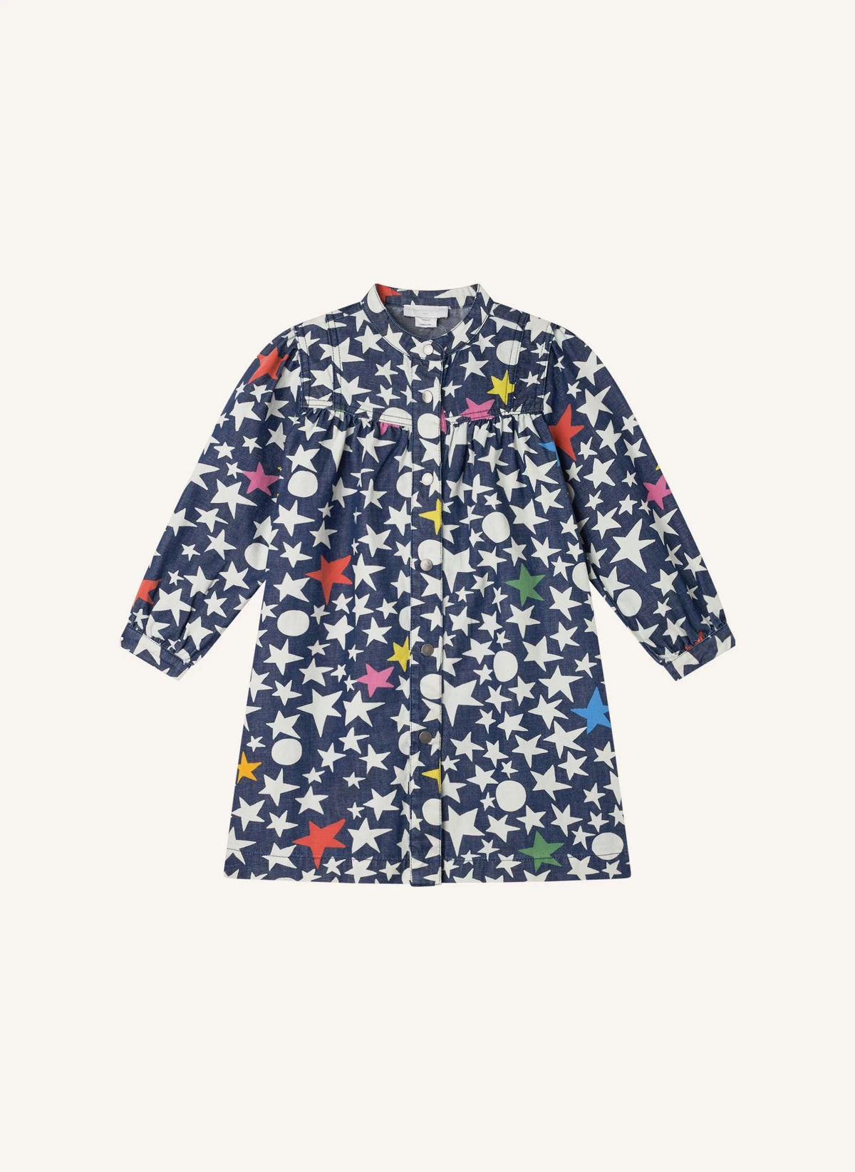 Stella McCartney Kids - Denim Star Kleid | Denimblau