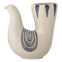 Bloomingville - Trudy Steingut-Vogelvase | Weiß