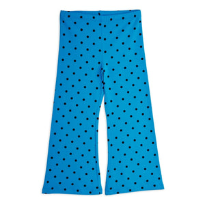 Mini Rodini - Bio-Baumwoll-Flare-Hose | Azurblau