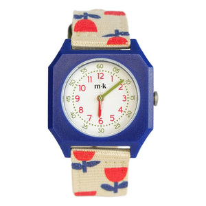 Mini Kyomo - Tulips Uhr - Mini Kyomo x Taxi Brousse | Rot