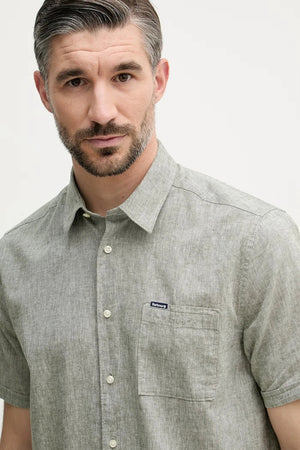 Barbour erkek keten gömlek Shirt Dept - Summer
