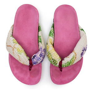 Maison Mangostan - Zehensandalen mit Trauben | Rosa