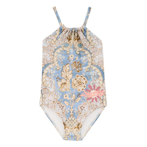 Zimmermann - Daylight Fleuri Badeanzug | Hellblau