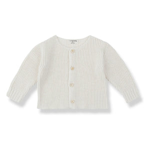 1+ in the family - Gertrudis Strickjacke | Ecru